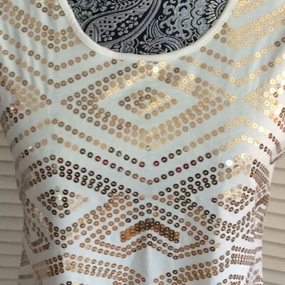 Covington Gold Sparkle Tank plain back 4 comfort S - Picture 2 of 8